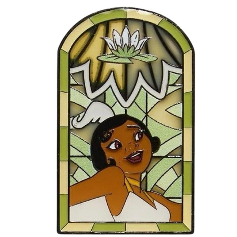 Loungefly Disney Princess Stained Glass Window Blind Box Pin Hot Topic Tiana
